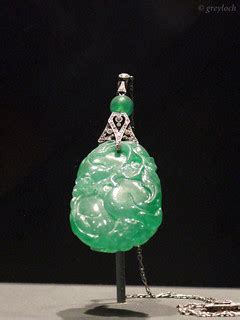 Jadeite carved pendant (G 9221 00) | An intricately carved J… | Flickr