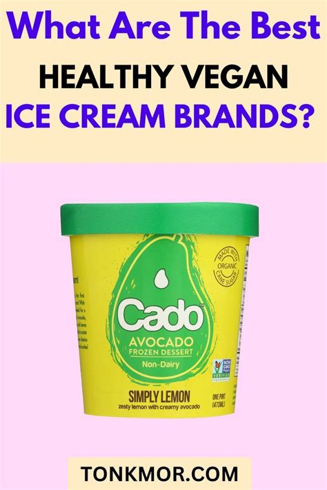 an ice cream cup with the words what are the best healthy vegan ice cream brands?