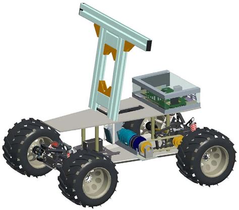 Design of the new robot chassis from Pro Engineer | Download Scientific ...