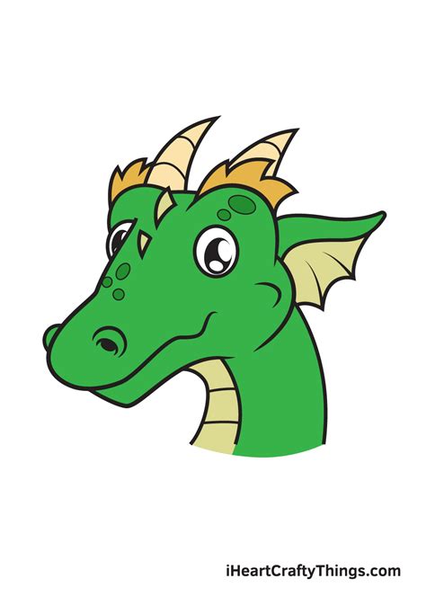 Dragon’s Head Drawing — How To Draw A Dragon’s Head Step By Step