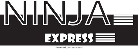 Ninja Express Expedition Logo Vector: เวกเตอร์สต็อก (ปลอดค่าลิขสิทธิ์) 1810929853 | Shutterstock