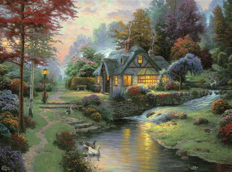 Thomas Kinkade Cottage Puzzles | Jigsaw Puzzles For Adults