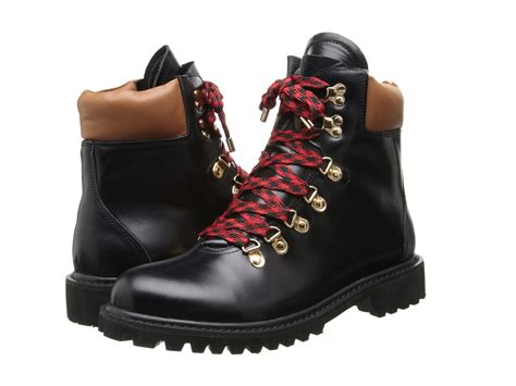 Joie Norfolk Leather Hiking Boots in Black | Lyst