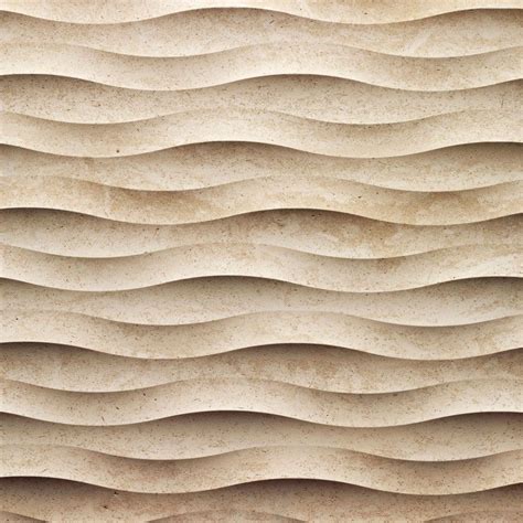 Splendid Textured Wall Panel Decoration Come With Coarse Textured Beige Wave Panel Wall Decor ...