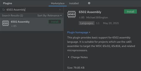 IntelliJ plugin for 6502 assembly language – Mike's Software Blog