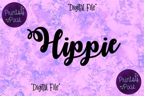 Hippie Peace and Love Graphic by Printsy Pixie · Creative Fabrica