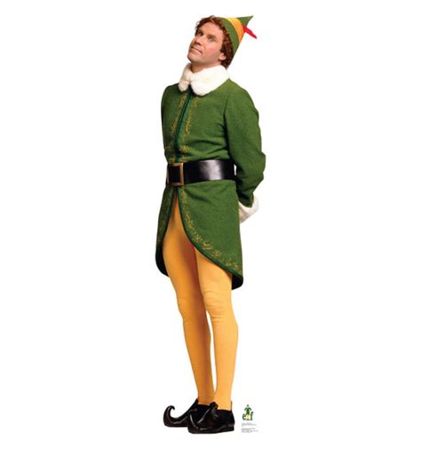 Life-size Concerned Buddy Elf Cardboard Cutout