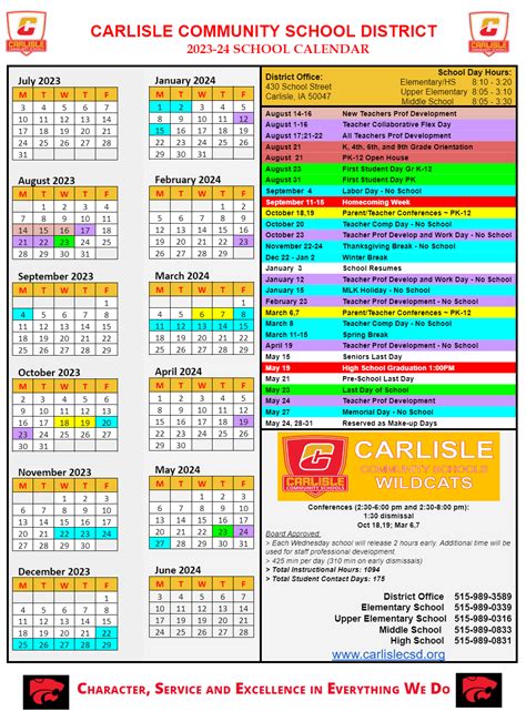 State College Area School District Calendar - Betsy Charity