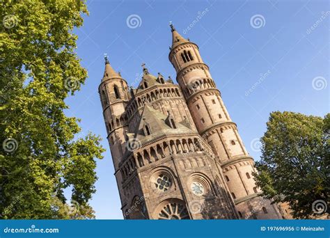 Historic Cathedral of Worms, Germany Stock Photo - Image of history ...