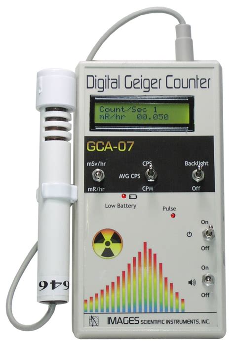 Imagesco GCA-07W Professional Digital Geiger Counter with External Wand | Fisher Scientific