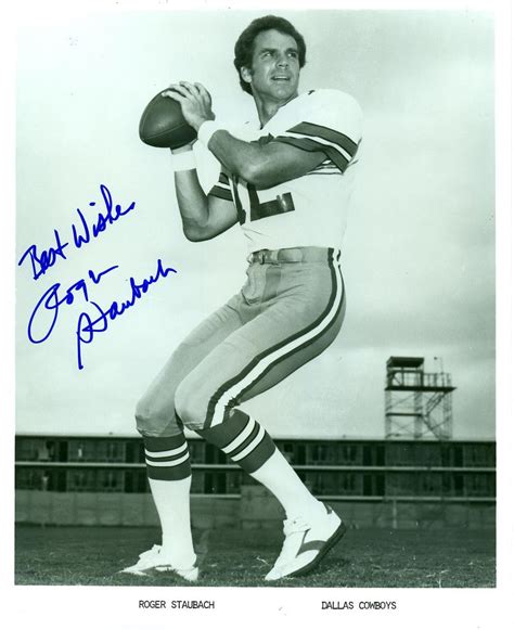 Roger Staubach, Dallas Cowboys, Autographed 8x10 Photo (1) | Dallas ...