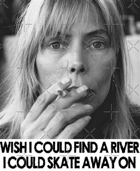 "Joni Mitchell - River " by ArtWithHearts11 | Redbubble