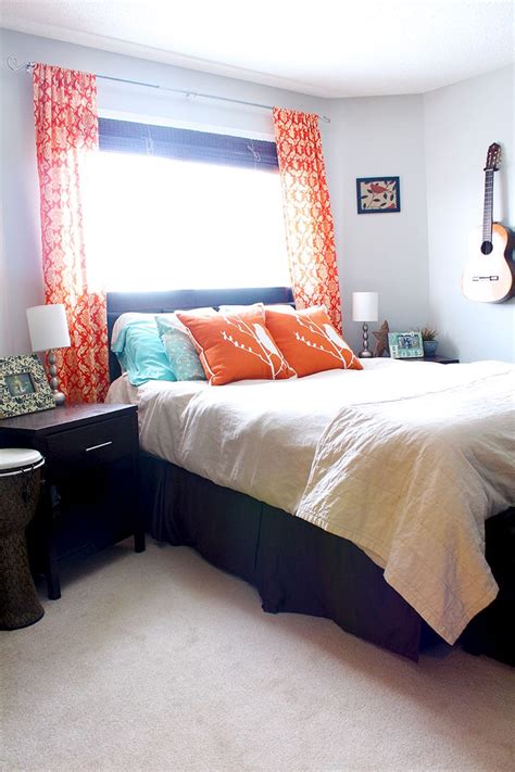 Blue and Orange Bedroom | Blue and Orange Master Bedroom by Of Houses and Trees