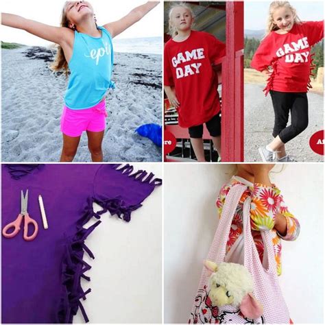 30 DIY T Shirt Cutting Ideas No Sew Ideas - Susie Harris