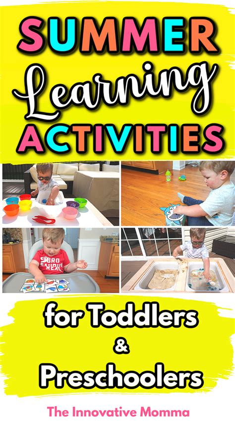 Fun Summer Activities for Toddlers and Preschoolers