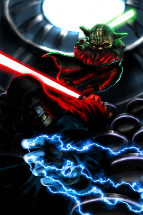 Yoda Vs Darth Sidious Wallpapers - Wallpaper Cave