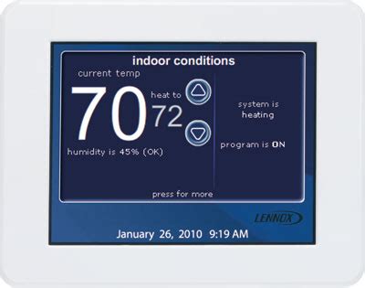 Lennox iComfort WiFi Touchscreen Thermostat | North Central Plumbing & Heating Ltd–Smithers ...