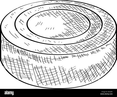 Sketch of a hockey puck Stock Vector Image & Art - Alamy