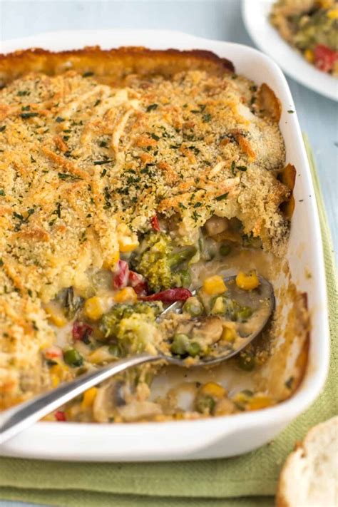 Creamy Vegetable Bake - Easy Cheesy Vegetarian