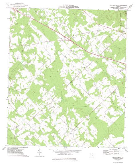 Danville West, GA Topographic Map - TopoQuest