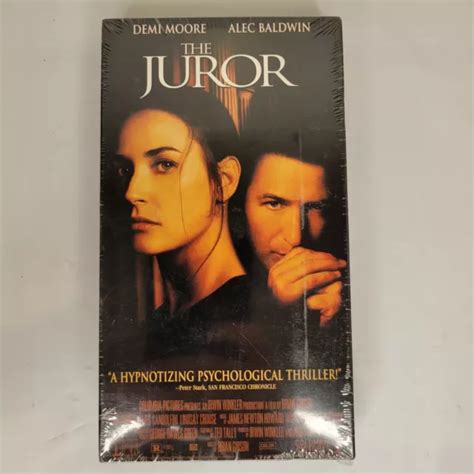 THE JUROR VHS SEALED NEW Demi Moore Alec Baldwin watermark watermarked thriller $14.99 - PicClick