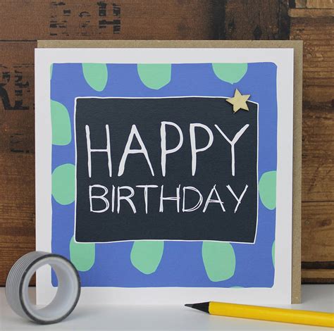 happy birthday card man by molly mae | notonthehighstreet.com