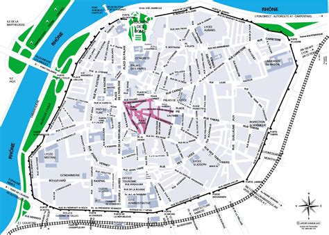 map of Avignon | Cartes, Plan de la ville, Avignon