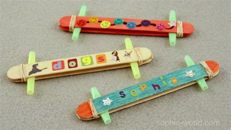 How to Make a Popsicle Stick Kazoo | Sophie's World - YouTube