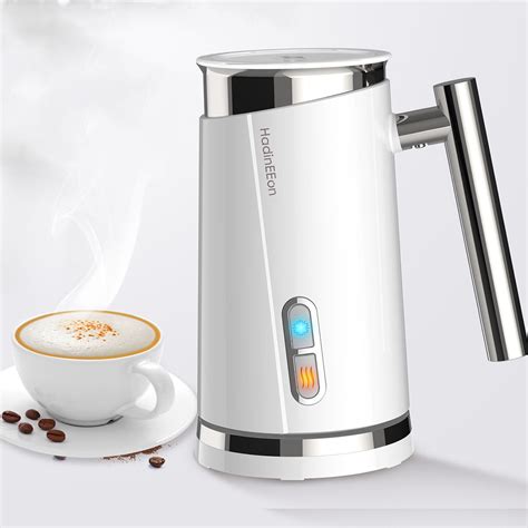 Milk Frother, Automatic Electric Milk Frother and Warmer,Electric Milk Steamer Milk Heater Soft ...