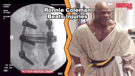 Ronnie Coleman Beats Injuries | MUSCLE INSIDER