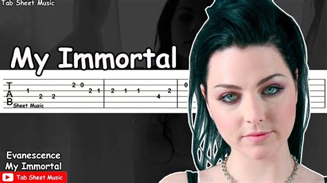 Evanescence - My Immortal Guitar Tutorial - Tab Sheet Music