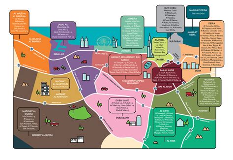 Valuable Details Of Dubai Map To Know Of