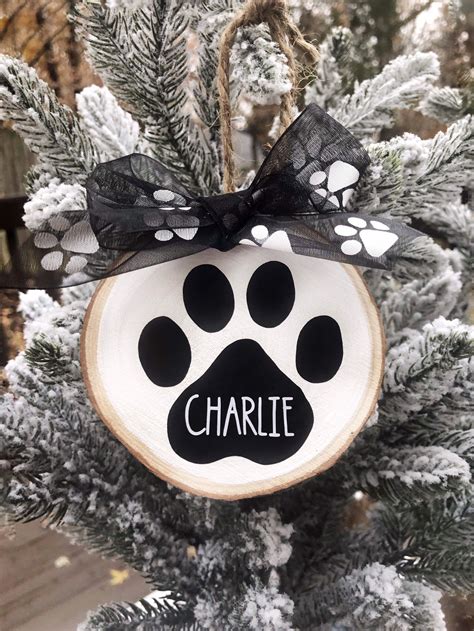 Pet Ornament Pet Gift Dog Ornament Wood Ornament - Etsy | Christmas ornaments, Wood christmas ...