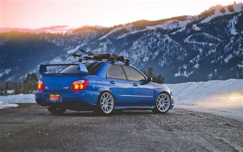 Vehículos Subaru Impreza WRX Blue Car Subaru Subaru Impreza Vehículo Coche Fondo de Pantalla