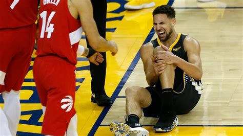 Klay Thompson ACL injury: Golden State Warriors star suffers knee injury in NBA Finals ...