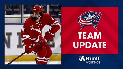 CBJ Sign 2021 First-Round Pick D Corson Ceulemans to 3-Year Entry Level ...