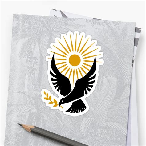 "The Handmaid's Tale Republic of Gilead Logo Flag Banner" Sticker by DogLord | Redbubble