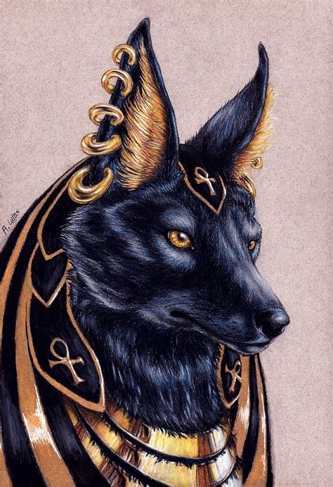 "Anubis - Egyptian Jackal God" by alutac-art | Redbubble