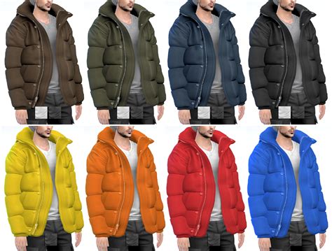 Oversized Puffer Jacket - Early Access (Released) - Darte77 | Custom Content for TS4 | Sims 4 ...
