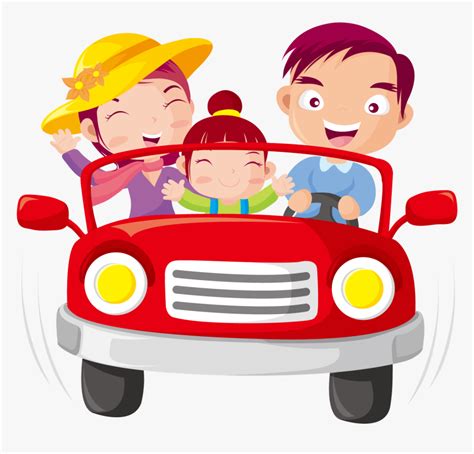 Clip Art Drive Clip Art - Family Driving Car Clipart, HD Png Download ...