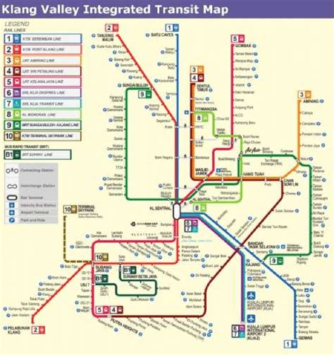 Klang Valley Integrated Public Transport Map Source:... | Download Scientific Diagram