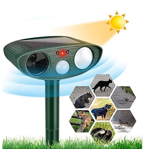 Solar Animal Ultrasonic Repeller – benzbag