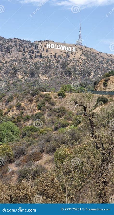 Hollywood Sign in Los Angeles California Editorial Photo - Image of ...