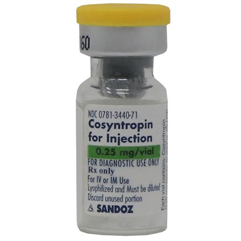 Cosyntropin for Injection 0.25mg/mL, 1mL | On Sale | EntirelyPets Rx