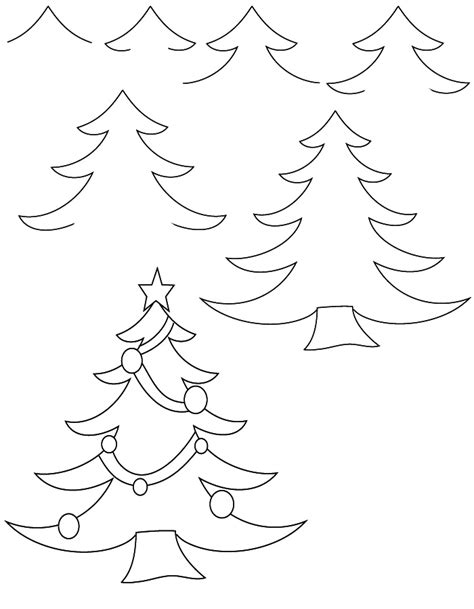 Drawing Christmas tree