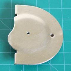 Feed dog cover plate for 66K, 99K etc. with flat top. Clips over stitch plate. | Sewing machine ...