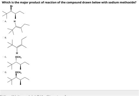 Solved Which is the major product of reaction of the | Chegg.com