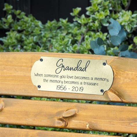 Memory Plaques For Garden | Fasci Garden