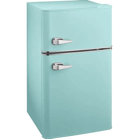 Insignia 3.1 cu.ft. Mini Fridge with Top Freezer Mint green BB21540827