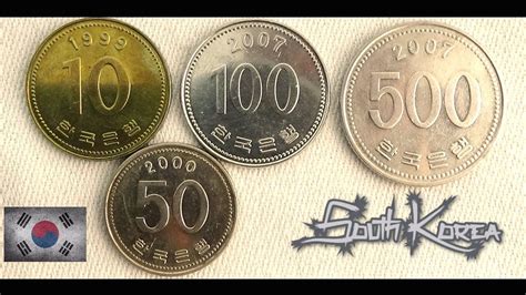 Coin collection | South Korea | 4 Coins ( Won ) from 1999 - YouTube